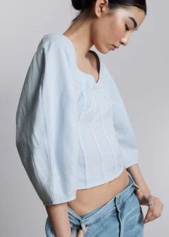 & Other Stories Blouses & Shirts | Cropped Corset Blouse