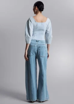 & Other Stories Blouses & Shirts | Cropped Corset Blouse