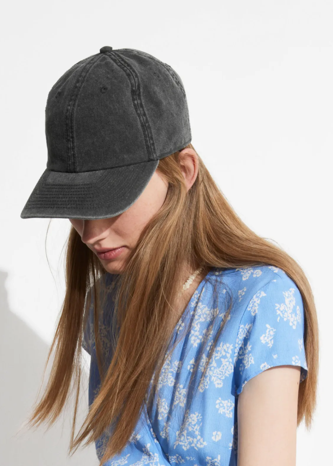 & Other Stories Hats | Denim Baseball Cap