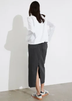 & Other Stories Skirts | Denim Midi Skirt