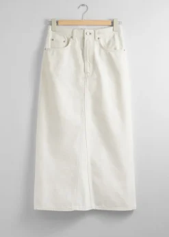 & Other Stories Skirts | Denim Midi Skirt