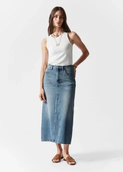 & Other Stories Skirts | Denim Midi Skirt
