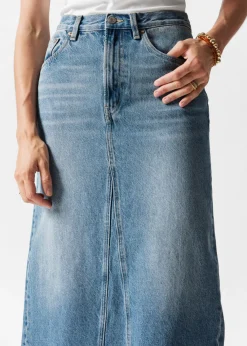 & Other Stories Skirts | Denim Midi Skirt
