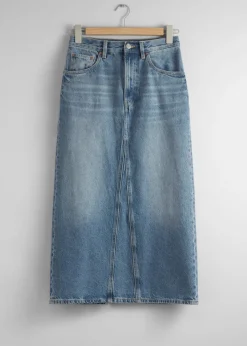 & Other Stories Skirts | Denim Midi Skirt