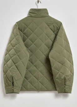 & Other Stories Outerwear | Diamond-Quilted Jacket Khaki