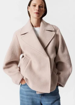 & Other Stories Outerwear | Double-Breasted Wool Jacket