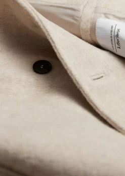 & Other Stories Outerwear | Double-Breasted Wool Jacket Light Beige