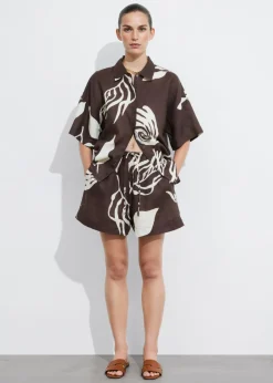 & Other Stories Swimwear | Sets & Suits | Drawstring Linen Shorts