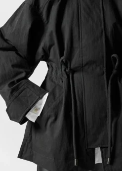 & Other Stories Outerwear | Drawstring Waist Jacket Black