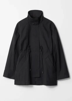 & Other Stories Outerwear | Drawstring Waist Jacket Black