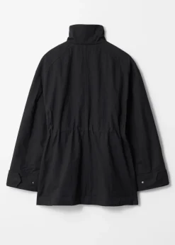 & Other Stories Outerwear | Drawstring Waist Jacket Black