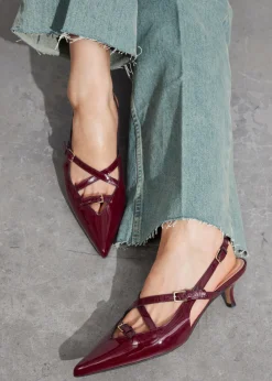 & Other Stories Heels | Embellished Slingback Pumps