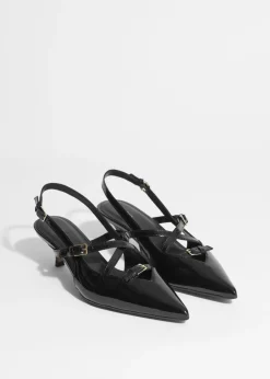 & Other Stories Heels | Embellished Slingback Pumps