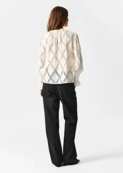 & Other Stories Blouses & Shirts | Embroidered Frill-Cuff Blouse