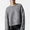 & Other Stories Sweaters & Knits | Embroidered Merino-Blend Jumper Grey