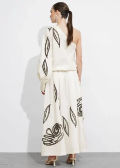 & Other Stories Sets & Suits | Blouses & Shirts | Embroidered One-Shoulder Top White