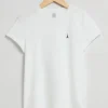 & Other Stories Tops | Embroidered T-Shirt White/Tower Motif