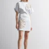 & Other Stories Dresses | Embroidered T-Shirt Mini Dress White
