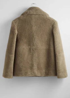 & Other Stories Outerwear | Faux Fur Jacket Mole