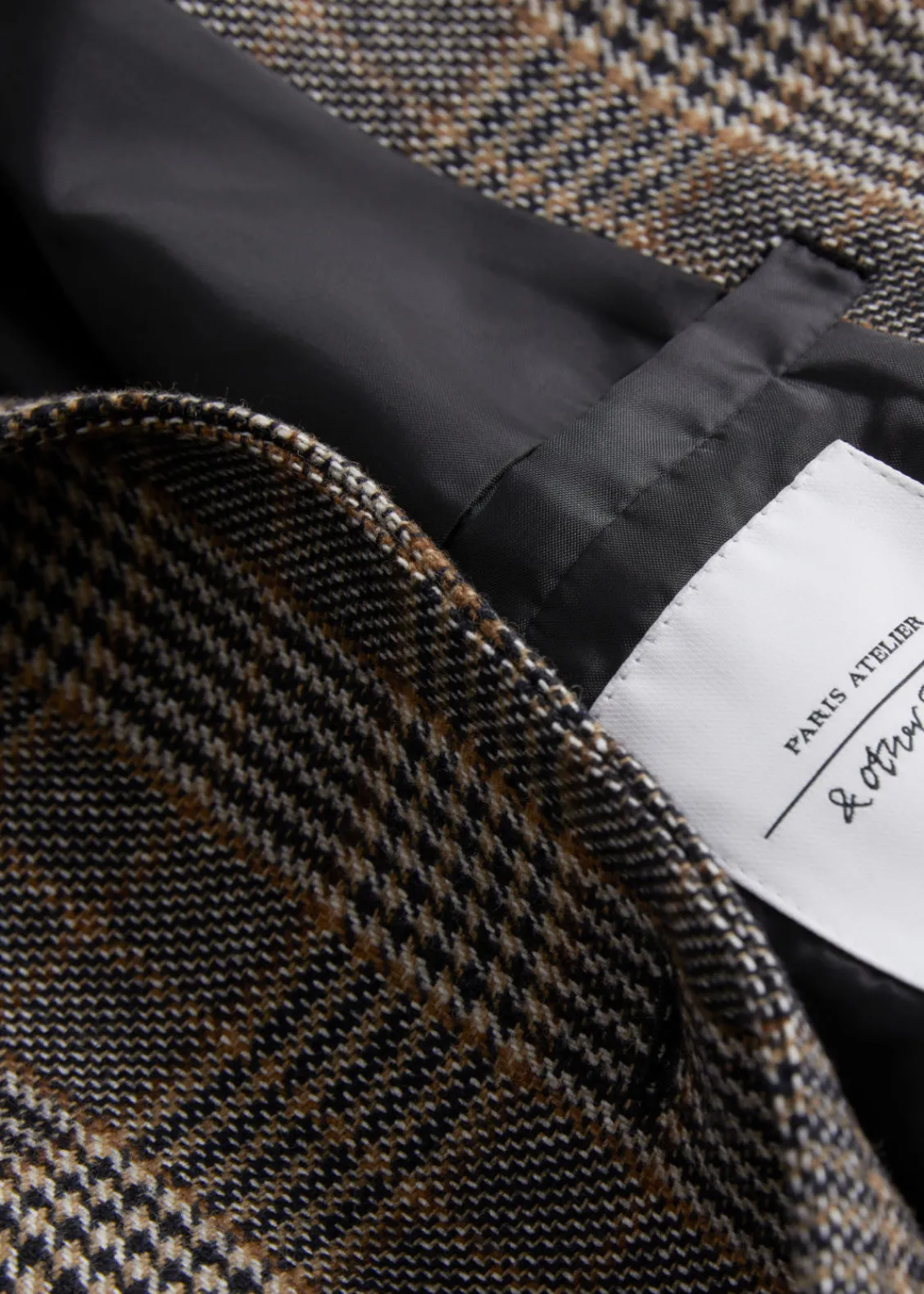 & Other Stories Blazers & Vests | Outerwear | Fitted Checked Blazer Beige Checks