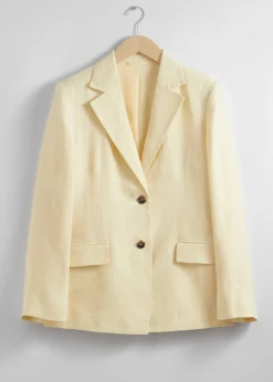 & Other Stories Blazers & Vests | Outerwear | Fitted Linen Blazer