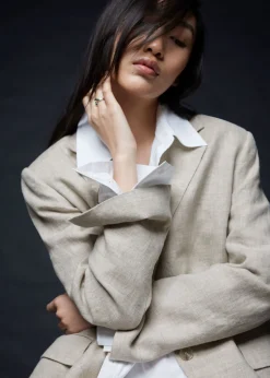 & Other Stories Blazers & Vests | Outerwear | Fitted Linen Blazer