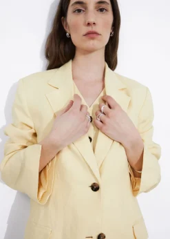 & Other Stories Blazers & Vests | Outerwear | Fitted Linen Blazer