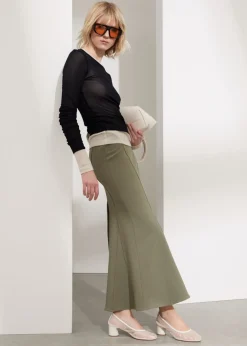 & Other Stories Tops | Fitted Mulberry Silk Top