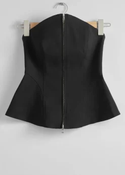 & Other Stories Sets & Suits | Tops | Flared Bustier Top Black