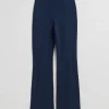 & Other Stories Pants | Flared Trousers Dark Blue