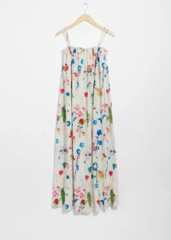 & Other Stories Dresses | Floaty Strappy Midi Dress