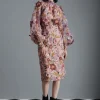 & Other Stories Skirts | Floral Organza Midi Skirt Pink