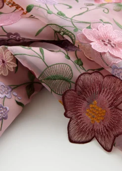 & Other Stories Skirts | Floral Organza Midi Skirt Pink