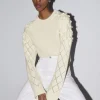& Other Stories Sweaters & Knits | Floral-Appliqué Knit Sweater White