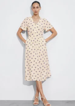 & Other Stories Dresses | Flutter-Sleeve Midi Dress