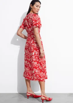 & Other Stories Dresses | Flutter-Sleeve Midi Dress