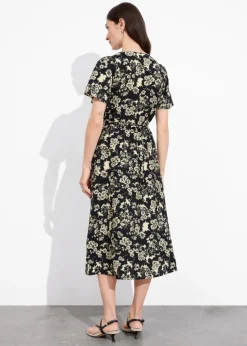 & Other Stories Dresses | Flutter-Sleeve Midi Dress