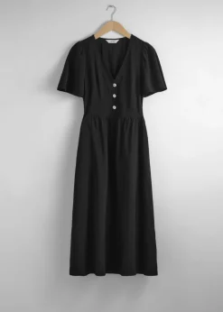 & Other Stories Dresses | Flutter-Sleeve Midi Dress