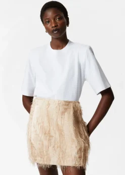 & Other Stories Sets & Suits | Skirts | Frayed Mini Skirt Beige