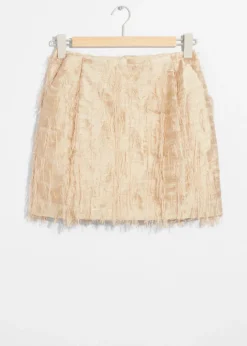 & Other Stories Sets & Suits | Skirts | Frayed Mini Skirt Beige