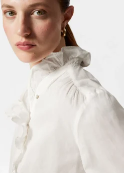 & Other Stories Blouses & Shirts | Frilled Blouse White