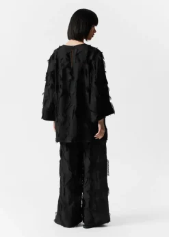 & Other Stories Sets & Suits | Blouses & Shirts | Fringed Mini Tunic Dress Black