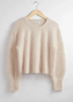 & Other Stories Sweaters & Knits | Fuzzy Knit Sweater Beige