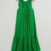 & Other Stories Dresses | Gathered Sleeveless Midi Dress