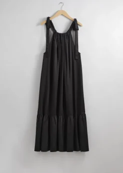 & Other Stories Dresses | Gathered Sleeveless Midi Dress