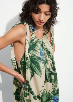& Other Stories Dresses | Gathered Sleeveless Midi Dress