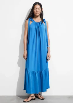 & Other Stories Dresses | Gathered Sleeveless Midi Dress