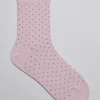 & Other Stories Lingerie | Glitter Jacquard Socks Pink
