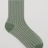 & Other Stories Lingerie | Glitter Rib Socks Jade