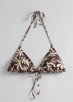 & Other Stories Swimwear | Halterneck Triangle Bikini Top